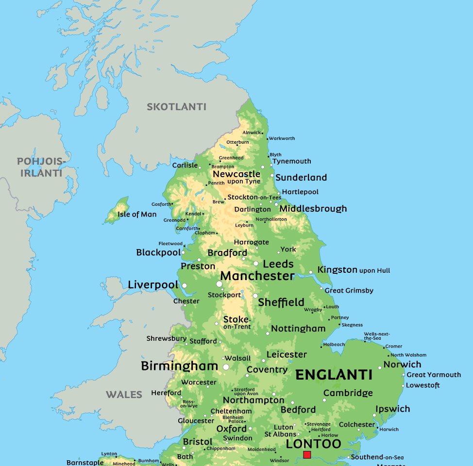 Iso Britannian Kartta