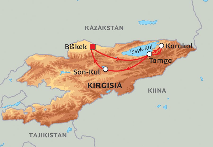 Kesä Kirgisiassa