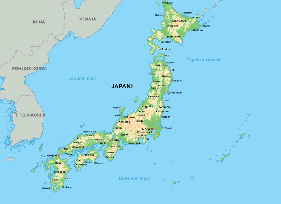 japani kartta saaret Japanin Kartta japani kartta saaret