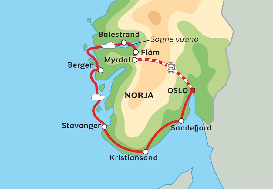 Viikingit ja vuonot - Norja