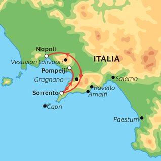 Sorrento ja Amalfin rannikko